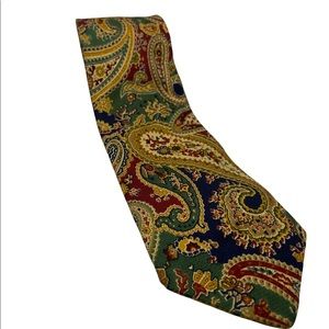 Land’s End Paisley Men’s Necktie Preppy Casual Tie